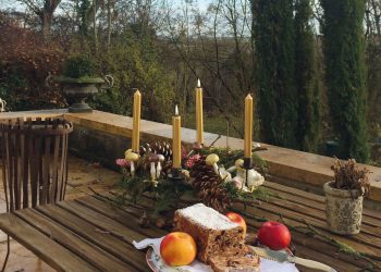 Weihnachtliches Apfelbrot