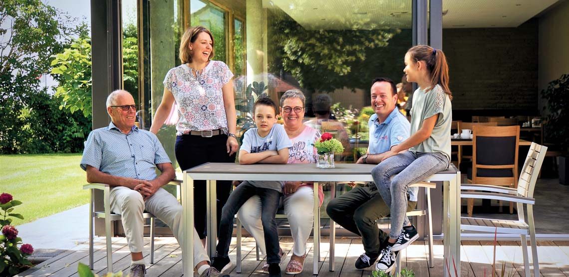 Urlaub mit Frühstück im Grünen