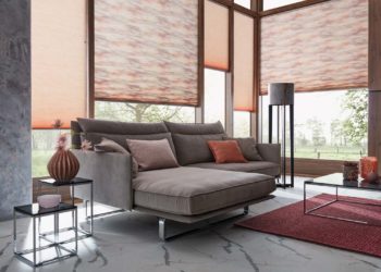 Dekorative Putze und Farben, Böden und Gardinen, Tischdeko und Sonnenschutz