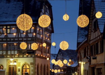 Weihnachtsbeleuchtung und XXL-Shopping