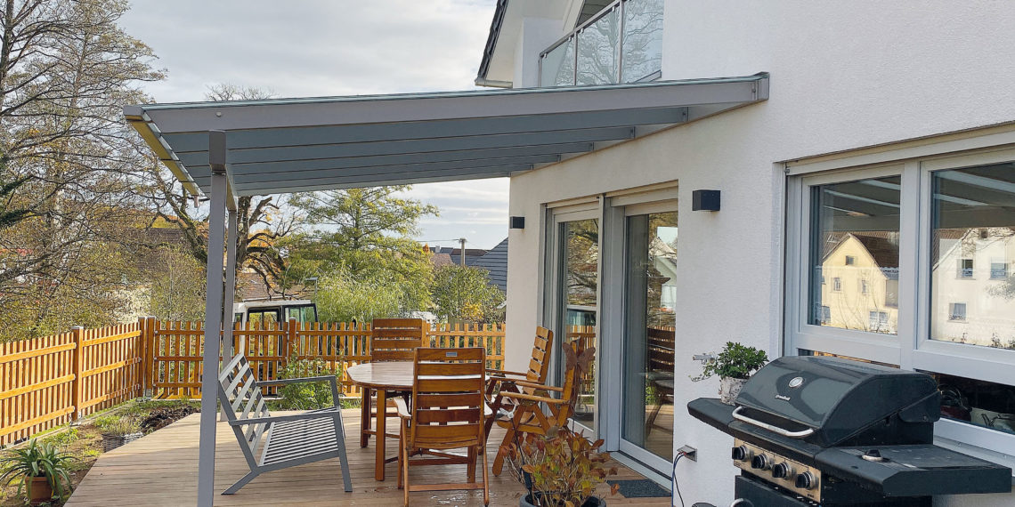 Draußen Schutz vor Wind und Wetter – drinnen Lust auf Wohnen und Relaxen