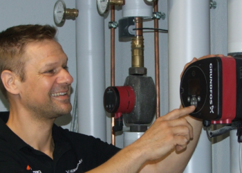 Im Kundendienst: Volker Herrmann