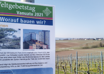 Ein Gebet wanderte über 24 Stunden lang um den Erdball …